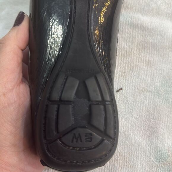 Stuart Weitzman Patent leather Tassel‎ Loafer size 7 Black - Picture 10 of 15